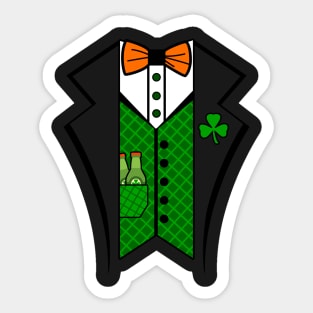 Leprechaun St Patrick's Day Beer Sticker